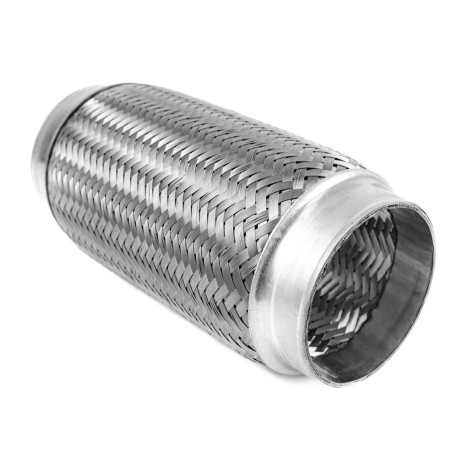 Standardna fleksibilna spojnica (SS201) Ispušna fleksibilna spojnica 63x200mm, nehrđajući čelik | race-shop.hr