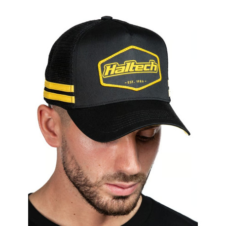 Motec HALFTECH Snapback Striped Trucker Cap, black | race-shop.hr