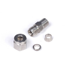 Haltech 1/4" Stainless Compression Fitting Kit 1/8" NPT Thre