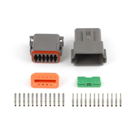Motec Haltech Plug & Pins Only Set DT-12 Conn (DT06-12S + DT04-12P | race-shop.hr