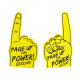 Reklamni predmeti i pokloni Haltech Haltech "Page Up for Power" Foam Finger | race-shop.hr