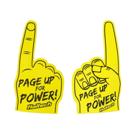 Reklamni predmeti i pokloni Haltech Haltech "Page Up for Power" Foam Finger | race-shop.hr