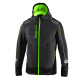 Dukserice i jakne SPARCO TECH SOFT-SHELL YORK, sivo/zelena | race-shop.hr