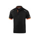 SPARCO TECH POLO TW, crno/narančasta