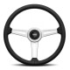 Volani 3 spokes steering wheel MOMO RETRO 360mm, leather | race-shop.hr