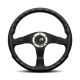 Volani Volan s 3 kraka MOMO CORSE 2.0, koža black | race-shop.hr