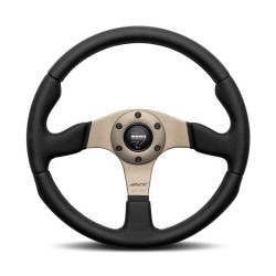 3 spoke steering wheel MOMO RACE 2.0 black-anthracite 320mm, leather