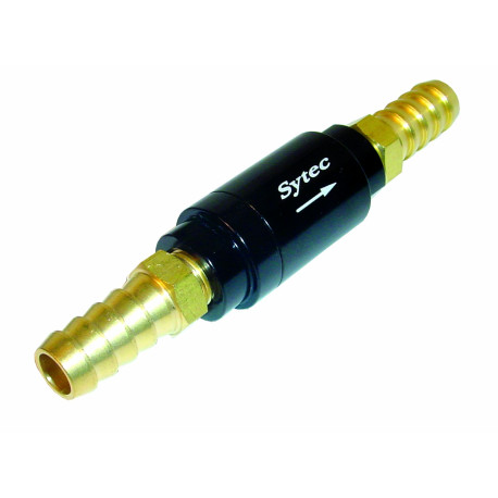 Ventili za gorivo Sytec Motorsport Oneway fuel valve with push on fittings (10mm) - Black | race-shop.hr