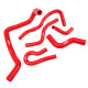 Kompleti silikonskih cijevi hladnjaka RACES Performance silikonski set crijeva intercoolera za Honda Civic EK 1.5/1.6 D15/D16 92-00 (6 pcs) | race-shop.hr