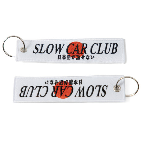 Privjesci RACES Jet tag keychain - Slow Car Club White | race-shop.hr