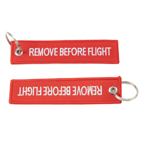 Privjesci RACES Jet tag keychain - REMOVE BEFORE FLIGHT Red | race-shop.hr
