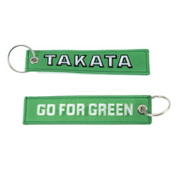 RACES Jet tag keychain - TAKATA GO FOR GREEN Green