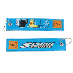 RACES Jet tag keychain - SPOON Sport HONDA ASIMO Azure