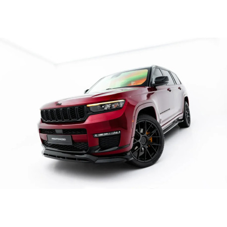 Body kit i vizualni dodaci MAXTON DESIGN prednji lip za Jeep Grand Cherokee L Mk5, sjajna crna | race-shop.hr