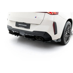 MAXTON DESIGN stražnji lip za BMW X3 M50 G45 (s vertikalnim prugama), sjajna crna