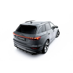 MAXTON DESIGN lip gepeka za Audi Q6 e-tron Standard / S-Line / SQ6 e-tron SUV Mk1, sjajna crna