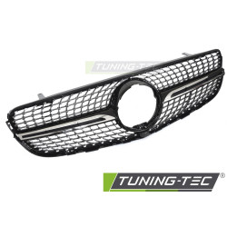 Grille with CAMERA HOLE for MERCEDES GLC W253 15-18 (Diamond Black Chrome)