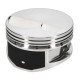 Dijelovi motora JE Pistons Kit 400-18 SBC FLAT TOP B:4.155 | race-shop.hr