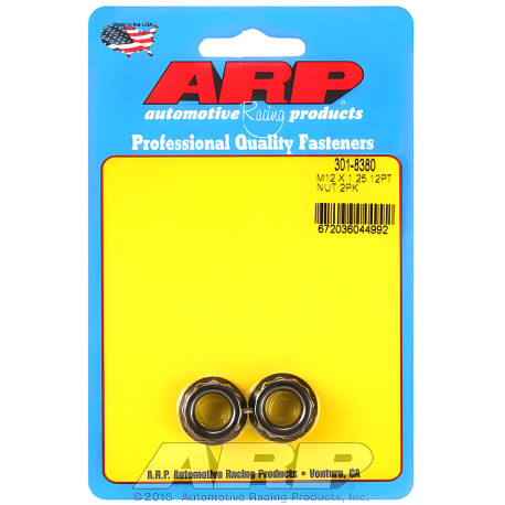 Dijelovi motora ARP matice (12-kutna glava, ključ 5/8, 2pc), M12×1.25 | race-shop.hr
