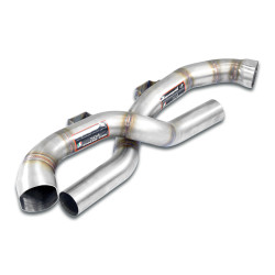 Supersprint Rear pipe kit Right - Left (Muffler delete) PORSCHE 992 Turbo Coupè 20+ (Racing)