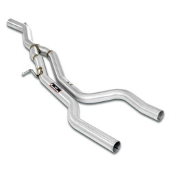 Supersprint komplet downpipe (zamjena OEM središnjeg ispuha) Porsche 955 Cayenne 3.2i V6 04-06