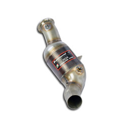 Supersprint Downpipe left + Metallic catalytic converter ALFA ROMEO GIULIA QUADRIFOGLIO 2.9i V6 Bi-Turbo 16-19