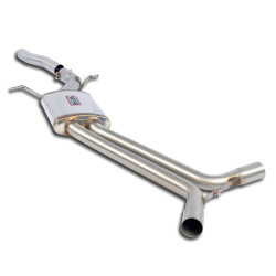 Supersprint Centre exhaust + exhaust hanger kit AUDI A4 B8 (Sedan + Avant) 1.8 TFSI 08-12