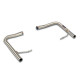 Ispušni sistemi SUPERSPRINT Supersprint Rear pipe kit Right - Left (Muffler delete) AUDI A4 B9 (Sedan + Avant) 40 TFSI G-Tron 21+ | race-shop.hr