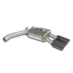 Supersprint Rear exhaust Right 120x80 BLACK AUDI A6 C8 (Sedan) QUATTRO 55 TFSI 19+