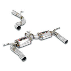 Supersprint Rear exhaust "Racing" AUDI TT Mk3 Coupè/Roadster 2.0 TFSI Quattro 15+