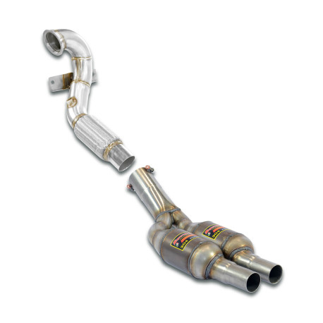 Ispušni sistemi SUPERSPRINT Supersprint Turbo downpipe + Metallic catalytic right - left AUDI S1 Quattro 3 Doors / Sportback 2.0 TFSI `14+ (Twin Pipe) | race-shop.hr