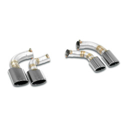 Supersprint 4 Endpipe kit Right - Left 120x80 "Gun Metal Grey" BENTLEY BENTAYGA 4.0L V8 Bi-Turbo 18+ (Racing)