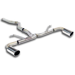Supersprint Connecting pipe + rear pipe Right O90 - Left O90 (Muffler delete) BMW F30 / F31 (Sedan-Touring) 316d 15-16