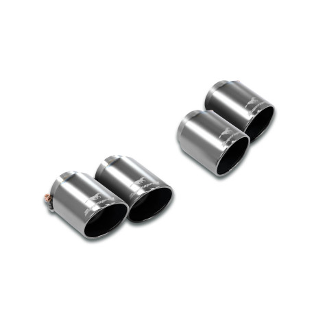 Ispušni sistemi SUPERSPRINT Supersprint Endpipe kit "Gun Metal Grey" - Rolled end, OO100 Right - OO100 Left BMW G30 M550i xDrive 16-18 (with valve) | race-shop.hr