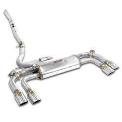 Supersprint Rear exhaust with valve Right - Left for the Stock end tips BMW U10 X2 M 35i xDrive 2.0i Turbo 24+