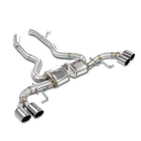 Ispušni sistemi SUPERSPRINT Supersprint Rear exhaust "Race" Right OO90 + Left OO90 "Gun Metal Grey" BMW G01 X3 M40i xDrive 17-24 | race-shop.hr