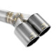 Ispušni sistemi SUPERSPRINT Supersprint Rear exhaust "Race" Right OO90 + Left OO90 "Gun Metal Grey" BMW G01 X3 M40i xDrive 17-24 | race-shop.hr