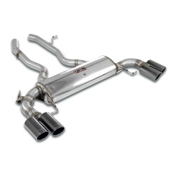 Supersprint Rear exhaust Right "Gun Metal Grey" OO90 - Left OO90 with valve BMW G02 X4 M40i xDrive 17+ (with valve)