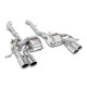 Ispušni sistemi SUPERSPRINT Supersprint Rear mufflers kit Right OO100 + Left OO100 with valves, Silver tips BMW F97 X3 M 19-21 (with valve) | race-shop.hr