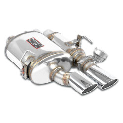 Supersprint Rear exhaust 100x75 with valve ALPINA B5 (E60 / E61 Sedan / Touring) 4.4i V8 05-09 (with valve)
