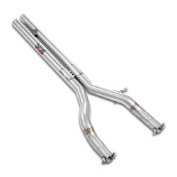 Supersprint Centre pipes kit Right - Left "H-Pipe" JAGUAR F-Type Coupè / Convertible 14-19 (with valve)