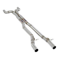 Supersprint Centre pipe Right - Left + "X-Pipe" JAGUAR XK Coupè / Cabrio 5.0L V8 09-14