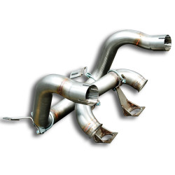 Supersprint Rear connecting pipes Right - Left"By-Pass" (Replaces OEM rear exhaust) LAMBORGHINI MURCIELAGO LP 640 V12 07+