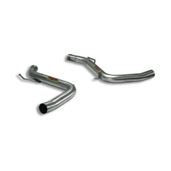 Supersprint Connecting pipes kit Left-R. for OEM centre muffler MERCEDES W221 S 350 V6 06-11