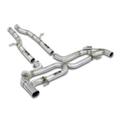 Supersprint "X-Pipe" Rear exhaust with valves MERCEDES X253 GLC 63 AMG 4-Matic 17-22