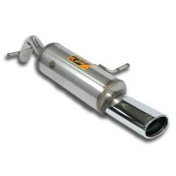 Supersprint Rear exhaust 120x80 STEEL 409 PEUGEOT 208 1.0 VTi 13+