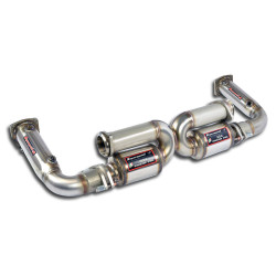 Supersprint Rear exhaust Right - Left "Race" (Replaces catalytic converter) PORSCHE 997 Turbo 09+