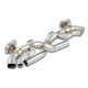 Ispušni sistemi SUPERSPRINT Supersprint Rear pipe kit Right - Left with valves (Muffler delete) PORSCHE 992 Carrera 19+ (with valve) | race-shop.hr