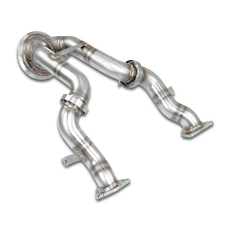 Ispušni sistemi SUPERSPRINT Supersprint Downpipe right - left (Replaces catalytic) (Left / Right Hand Drive) PORSCHE MACAN S 3.0L V6 19-21 (with valve) | race-shop.hr