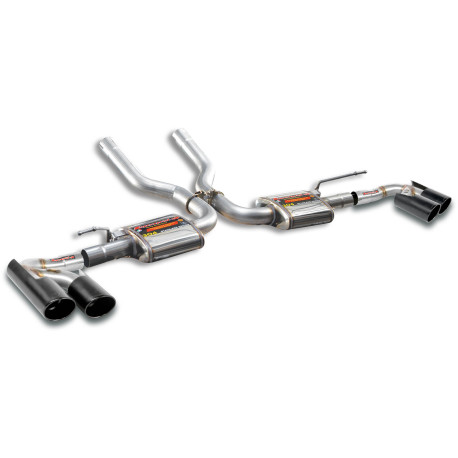 Ispušni sistemi SUPERSPRINT Supersprint Rear exhaust "Racing" Right - Left OO100 "Gun Metal Grey" PORSCHE 958 CAYENNE 3.6i VR6 14-18 | race-shop.hr